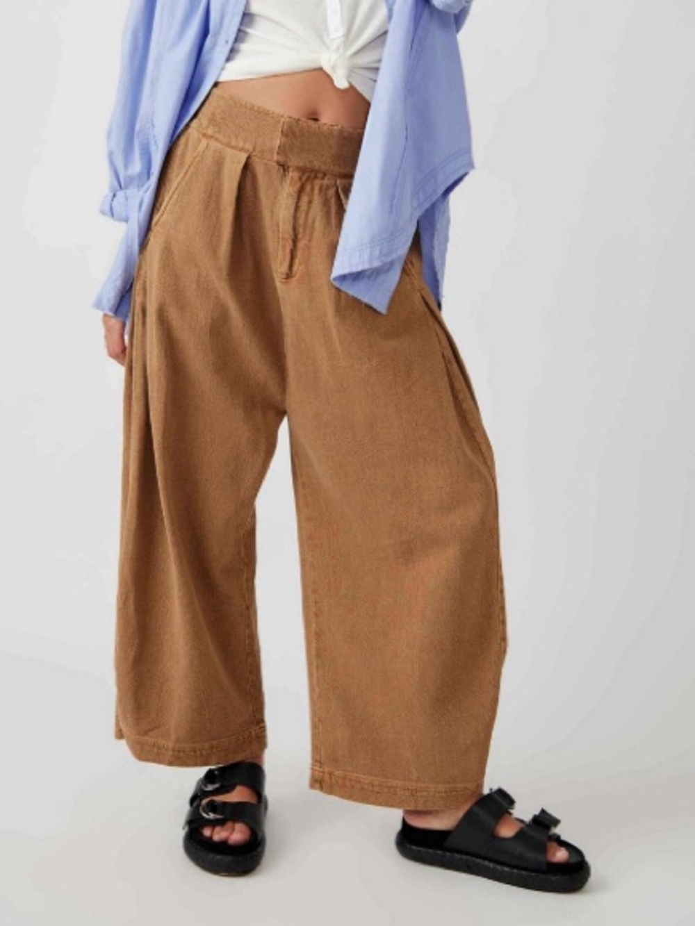 Free People Cool Harbor Wide-Leg Pants - Picture 2 of 11